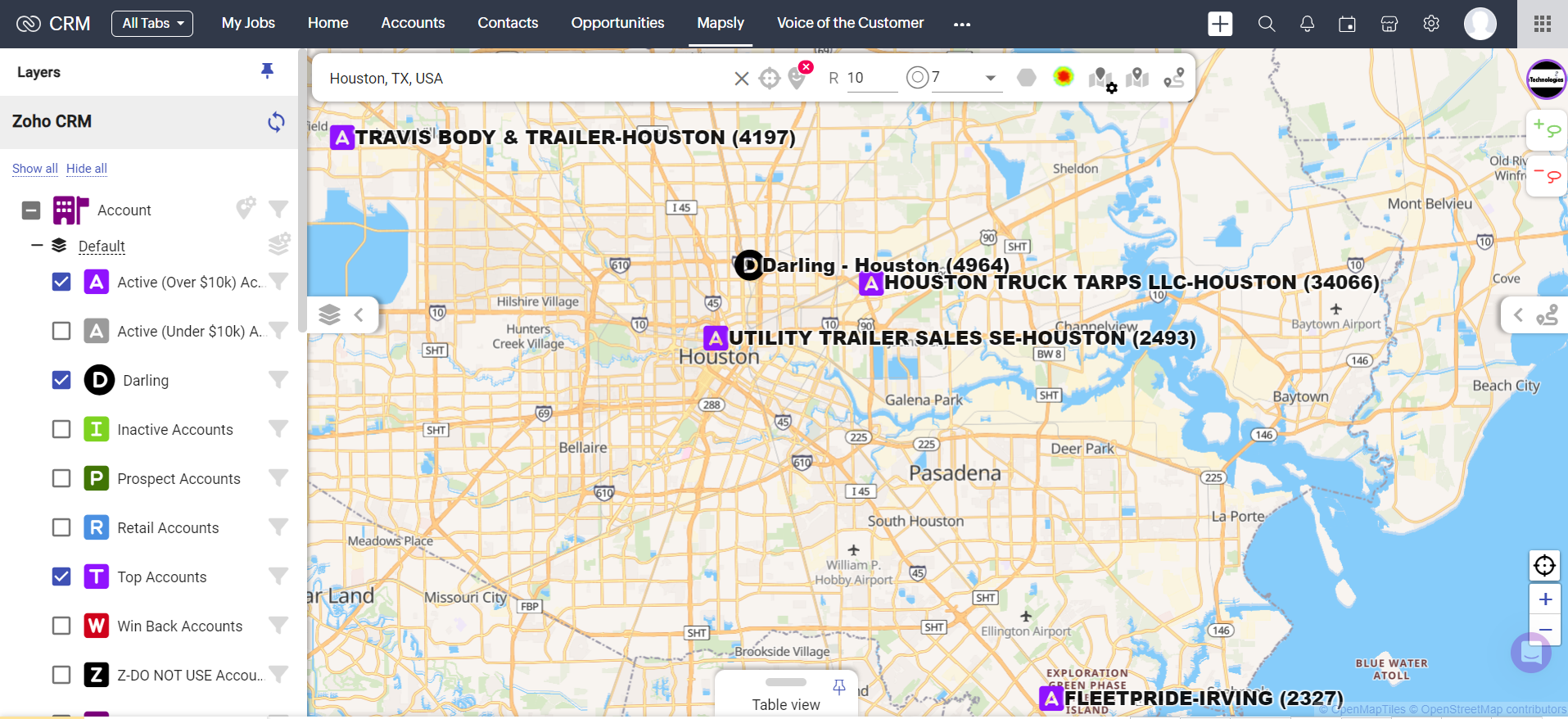 Boost Your Field Sales and Service Efficiency with Zoho CRM and Mapsly Integration